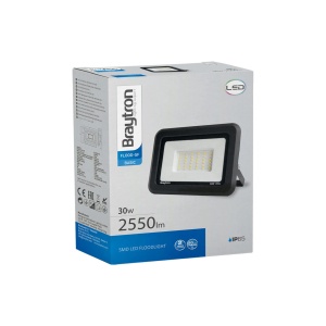PROIECTOR LED SF 30W SMD 2550LM 3000K IP65 NEGRU - Img 5
