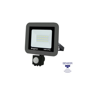 PROIECTOR LED SLIM 30W 3000K + SENZOR IP54
