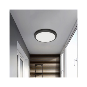 SPOT LED ROTUND PT 20W 2000lm 3in1 NEGRU F:225MM IP40 - Img 2
