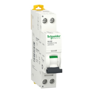 A9 iC40N 1P+N C 16A 6kA/10kA Schneider Acti9 iC40 A9P54616