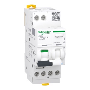 A9 iCV40N ARC RCBO 1PN C 16A 30mA A-SI AFDD Schneider Acti9 iCV40 ARC A9TDF3616