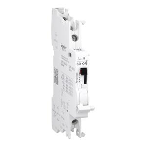 Acti9, Aux OF +OF/SD 0.1-6A, sus/jos Schneider Acti9 indication and tripping auxiliaries A9N26909
