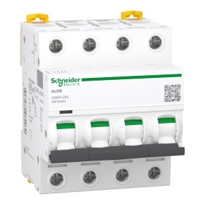 ACTI9 IC60H 4P 63A C Schneider Acti9 iC60 A9F84463