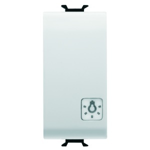 BUTON 1P 250V c.a. - NO 16A ILUMINABIL - CU LENTILĂ NEUTRĂ ÎNLOCUIBILĂ - LUMINĂ SIMBOL Gewiss GW15151