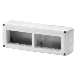 Carcasă protejată pentru dispozitivele sistemului - multiplu orizontal - 8 circuite Gewiss GW27006