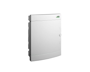 Cofret de distributie din plastic, montare incastrata, usa alba, IP40, 2 rânduri, 2x12 module Noark 101520