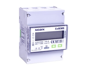 Contor de energie inteligent 3-poli, 4-module, prin transformator de curent, comunicație ModBus, 2-tarife, afișaj LCD Noark 107300