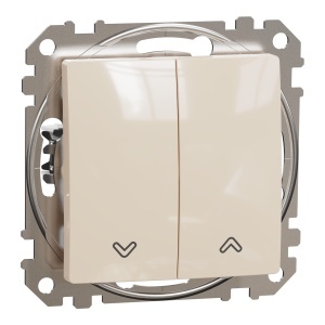 Intrerup jaluzele bloc el, bej Schneider Sedna Design & Elements SDD112104