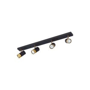 LAMPA DE PERETE G002C-4H-4xGU10-AURIU-NEGRU - Img 3
