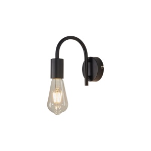 LAMPA DE PERETE G003W-1H-1xE27-NEGRU