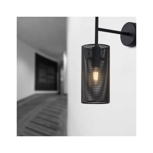 LAMPA DE PERETE W002W-1H-1xE14-NEGRU WIRING - Img 2