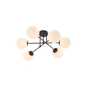 LAMPA PT TAVAN S012C-6H-6xG9-STICLA
