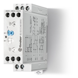 Modular timers Nr.contacts: 2 Contacts configuration: CO Contact Material: AgNi (A): 12 Finder 830202400000