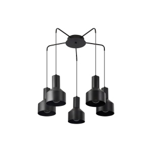 PENDUL P001C-5H-3xE27-NEGRU - Img 3