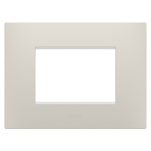Placă ego - în tehnopolimer - 3 module - bej natural - Chorusmart Gewiss GW16003NB