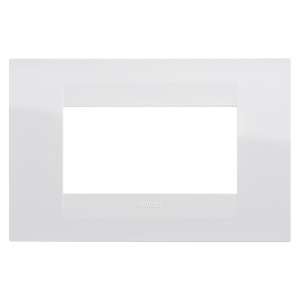 Placă geo - în tehnopolimer - 4 module - alb - Chorusmart Gewiss GW16404TB