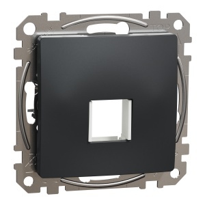 Placa pt RJ45, HDMI, VGA, antracit Schneider Sedna Design & Elements SDD114421