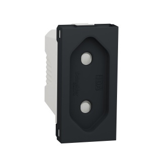 Priza 2P 10A, 1m, antracit Schneider New Unica NU303154