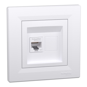 Priza date RJ45 cat.6 UTP alb Schneider Asfora EPH4700121