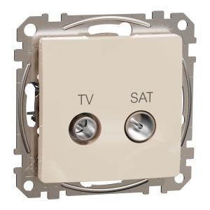 Priza TV SAT finala 4dB, bej Schneider Sedna Design & Elements SDD112471S