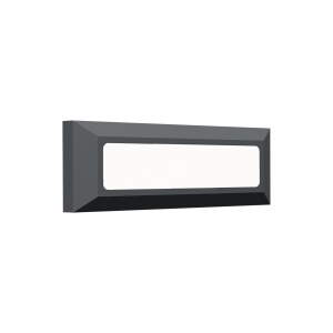 CORP LED PT, 3W 180lm 3in1 VEKTA-B, DREPTUNGHI GRI IP65 - Img 3