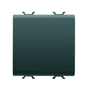 Întrerupător unidirecțional 1P 250V c.a. - 16AX - neutru - 2 module - negru satinat Gewiss GW12031