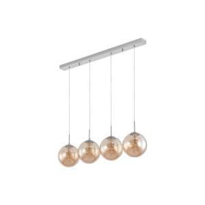PENDUL LINIAR S003S-4H-4xG9-STICLA AURIU - Img 3