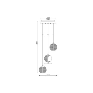 PENDUL S001R-3H-3xG9-AURIU STICLA - Img 4
