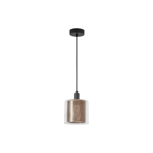 PENDUL S008R-1H-1xE14-SLV STICLA - Img 3