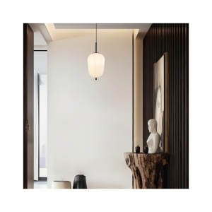 PENDUL S011R-1H-1xE14 OPAL STICLA CONIC - Img 2