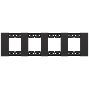 Rama 2X4P Neagra Bticino Living Now KA4802M4KG