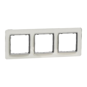 Rama tripla, sticla alba Schneider Sedna Design & Elements SDD360803