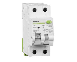 RCBO, Icn=6kA, 1+Npoli, car. C, In=20A, IΔn=30mA, tip A Noark 107647