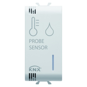 Senzor de temperatură/umiditate knx/easy - 1 modul - alb - Chorusmart Gewiss GW10762H
