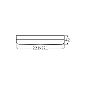 SPOT LED PATRAT PT 36W 3500lm 3in1 ALB IP20 - Img 4