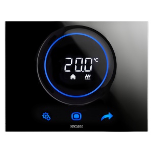 Termostat thermo ice - knx/easy - montare încastrată - negru - Chorusmart Gewiss GW16974CN
