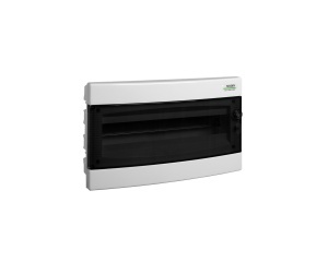 Cofret de distributie din plastic, montare incastrata, usa transparenta, IP40, 1 rând, 18 module Noark 101513