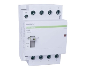 Contactor modular si cu comutare manuala , 63A , 220-240V AC, 2 NO + 2 NC contacte Noark 111697