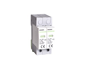 Descarcator SPD Ex9UEP, Clasa 2, 1000 V DC, latime 2 module, pentru sisteme fotovoltaice cu impamantare Noark 112904