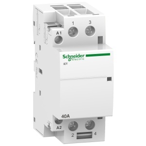 ICT 40A 2NO 220...240Vca 50HZ CONTACTOR Schneider Acti9 iCT A9C20842