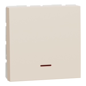 Intrerupator bipolar+ind luminos 32A bej Schneider New Unica NU323244S