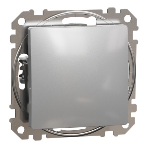 Intrerupator simplu 10AX, alu Schneider Sedna Design & Elements SDD113101