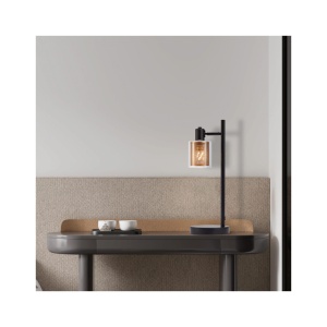 LAMPA DE MASA S008T-1H-1xE14-SLV STICLA - Img 2