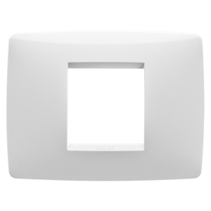 O placă - în tehnopolimer - 2 module - alb - Chorusmart Gewiss GW16102TB