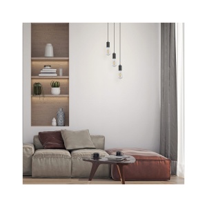 PENDUL G006R-3H-3xE27 NEGRU - Img 2
