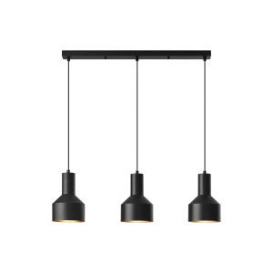 PENDUL P001S-3H-3xE27-NEGRU
