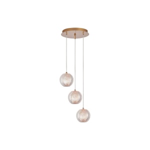 PENDUL S001R-3H-3xG9-AURIU STICLA