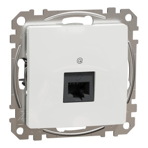 Priza RJ45 Cat5E UTP alb Schneider Sedna Design & Elements SDD111451
