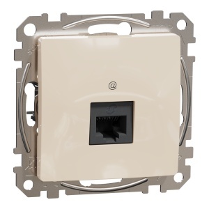 Priza RJ45 Cat5E UTP bej Schneider Sedna Design & Elements SDD112451