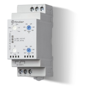 Releu de supraveghere a tensiunii rețelei trifazate, 1 contact comutator, 6 A Finder 703184002022